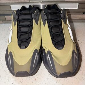 Adidas Black and Tan Footwear